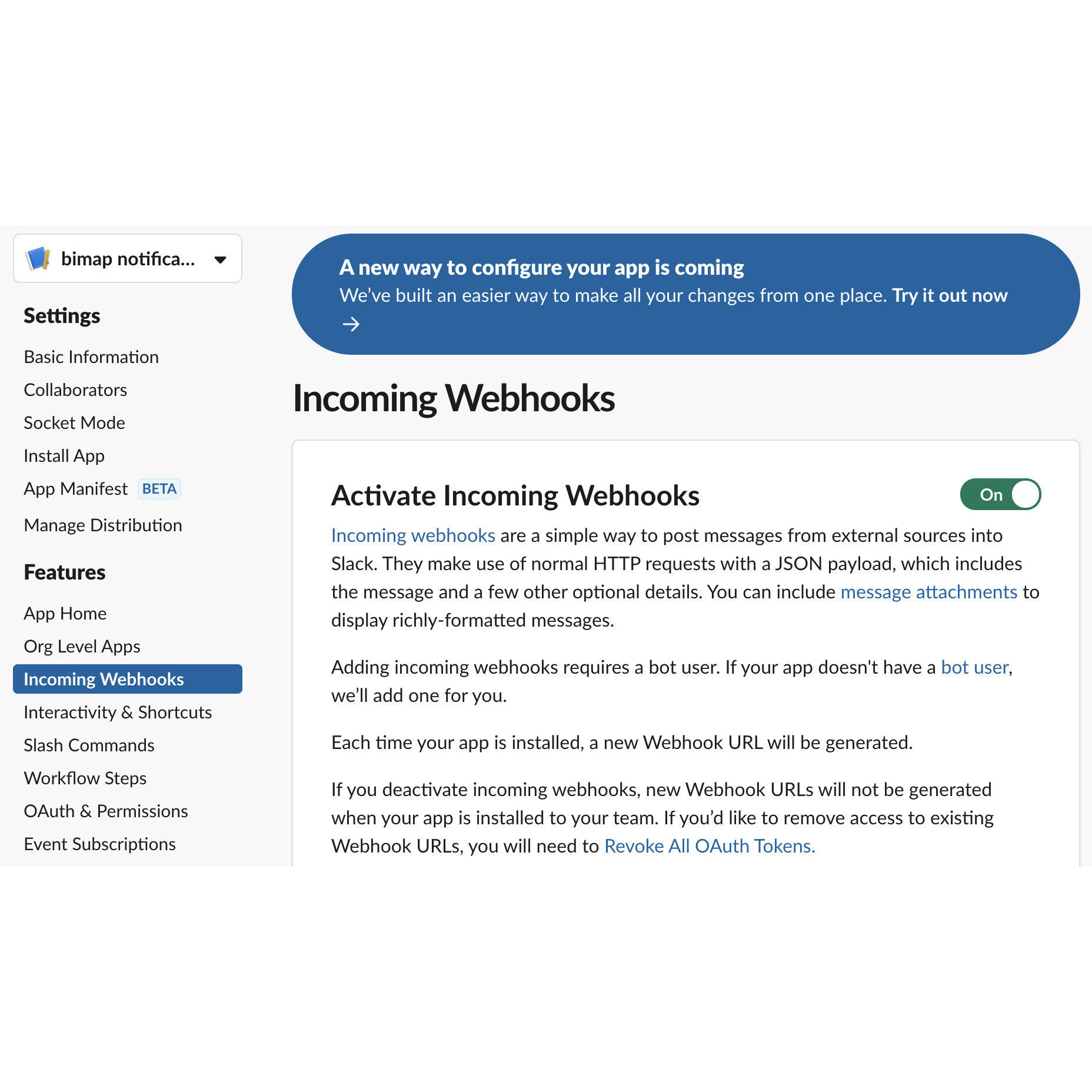 influxdb alerting enable incoming webhooks